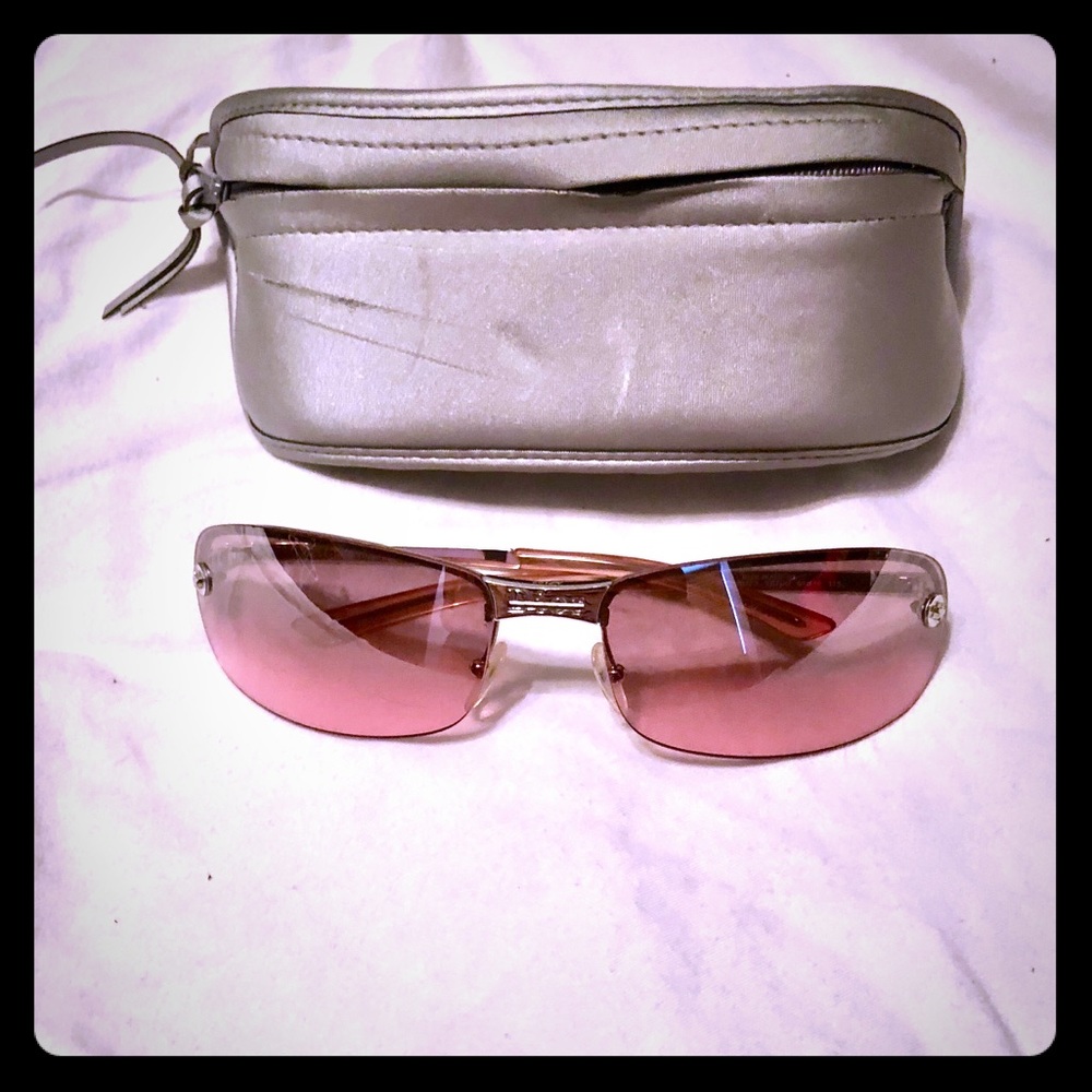 Vintage Christian Dior Adiorable3 pink sunglasses
